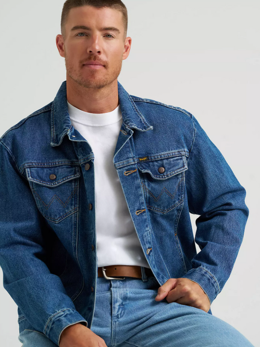 Wrangler Wrangler® Cowboy Cut® Unlined Denim Jacket (Men's)