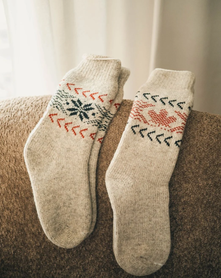 J.B. Field's Icelandic "40 Below True North" Wool Thermal Winter Sock (Women's)