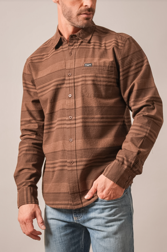 Kimes Ranch Dash Shirt in Espresso (Men's)