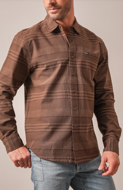 Kimes Ranch Dash Shirt in Espresso (Men's)