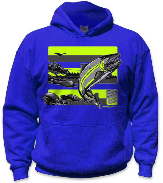 Safetyshirtz Hi-Vis Safety Stripe Steelhead (YOUTH)