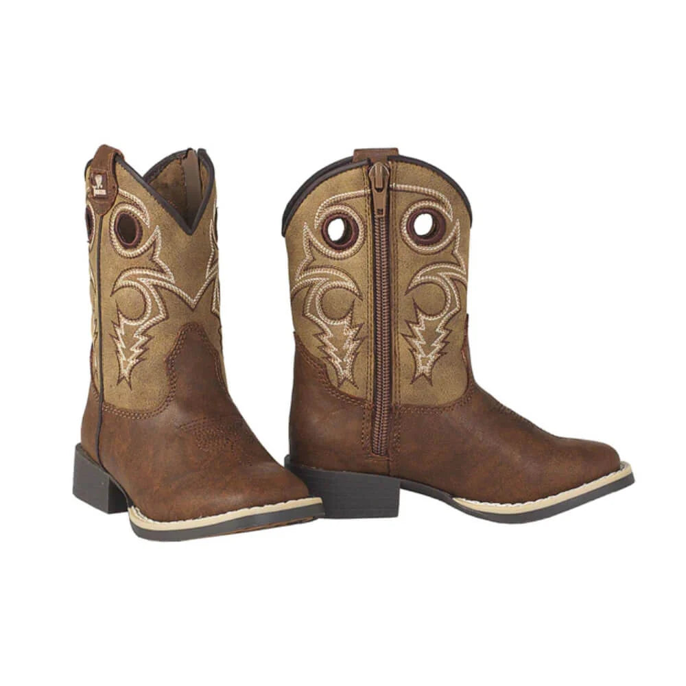 Twister Jasper Toddler Cowboy Boots in Brown