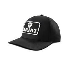 Ariat Patch Logo Snap Back Hat in Black