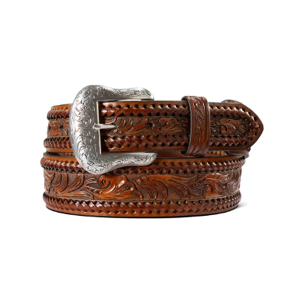 Ariat Spanish Lace Leather Belt in Brown