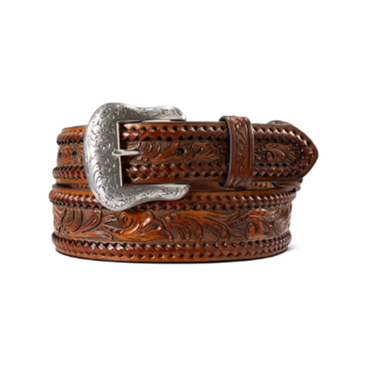 Ariat Spanish Lace Leather Belt in Brown