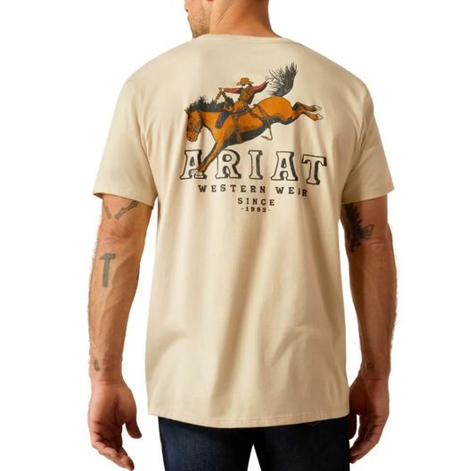 Ariat Bronc Ridin Heritage SS T-Shirt (Men's)