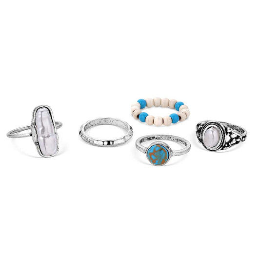 Ivory Skies Ring Set