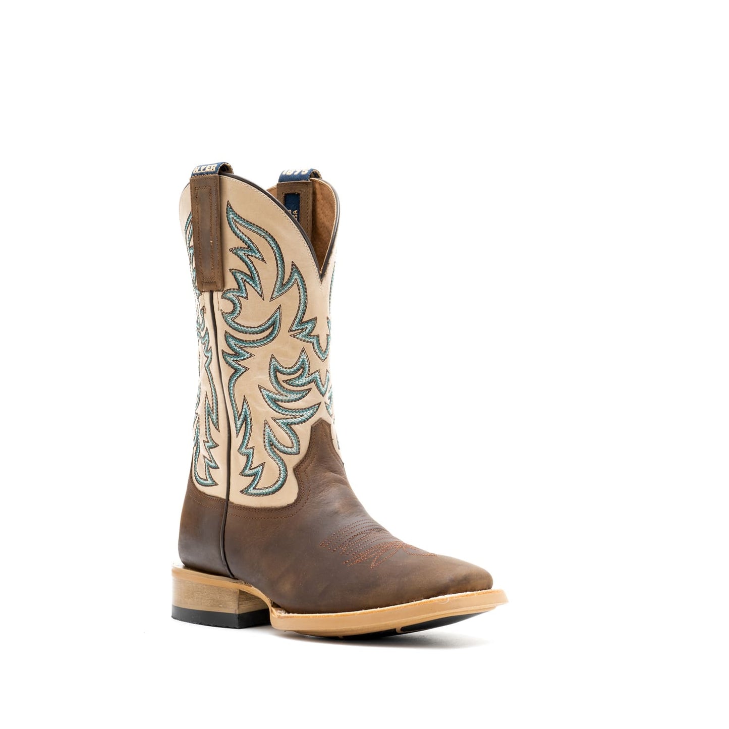 Hyer - Topeka Western Boots in Brown/White (Women's)