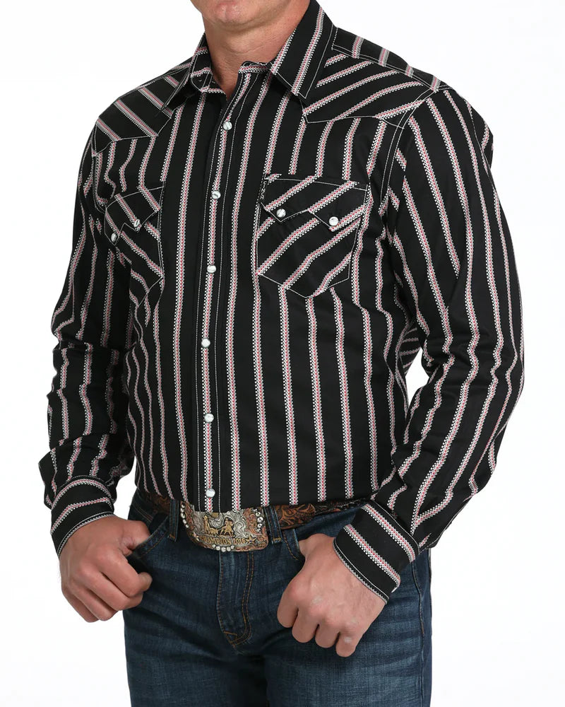 Cinch - Mens Modern Fit Sawtooth Western Plain Weave