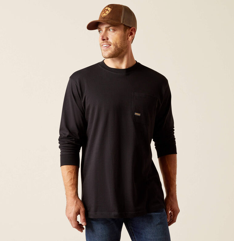 Ariat Rebar Cotton Strong - Work Hard Live Free - (Men's)