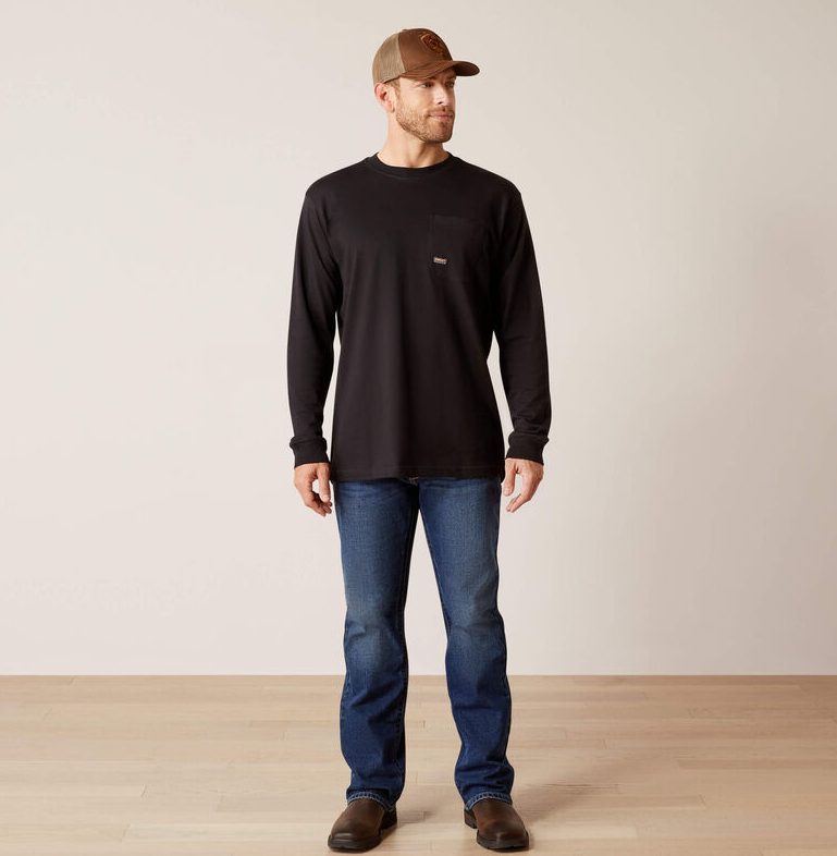 Ariat Rebar Cotton Strong - Work Hard Live Free - (Men's)