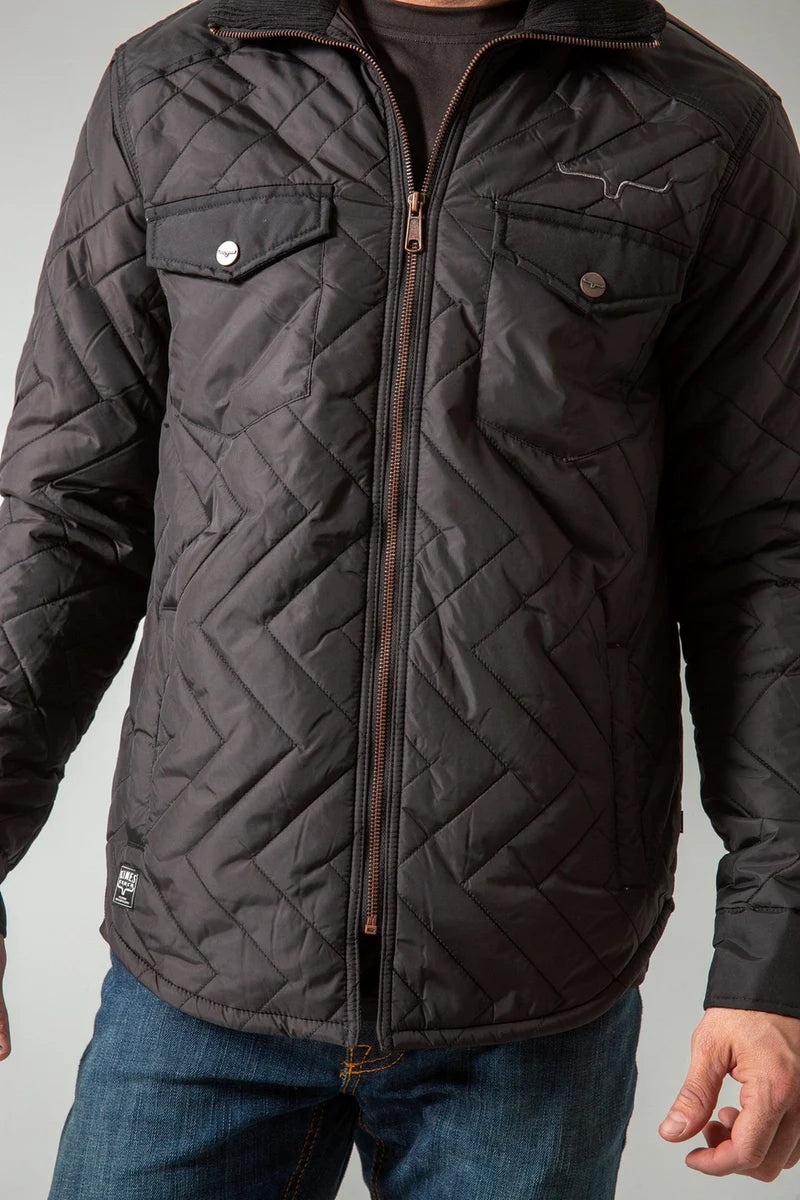 Kimes Ranch Skink Quilted Jacket in Black (Men's)
