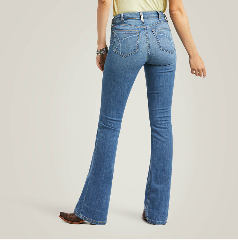Ariat R.E.A.L. High Rise Daniela Boot Cut Jeans - Tenessee Wash (Women's)