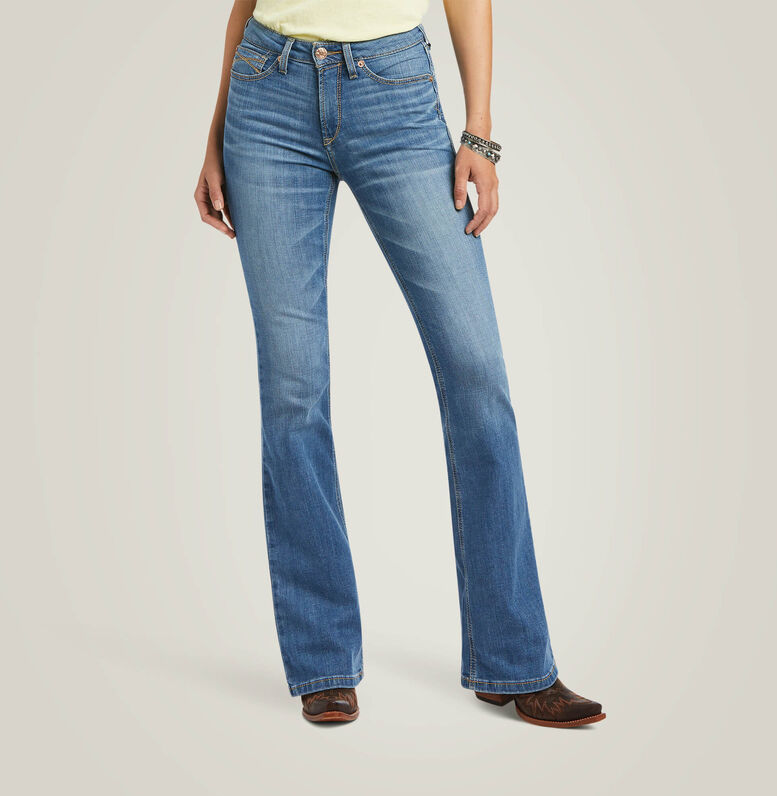 Ariat R.E.A.L. High Rise Daniela Boot Cut Jeans - Tenessee Wash (Women's)