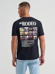 Wrangler Pocket T-Shirt Rodeo in Black (Men's)